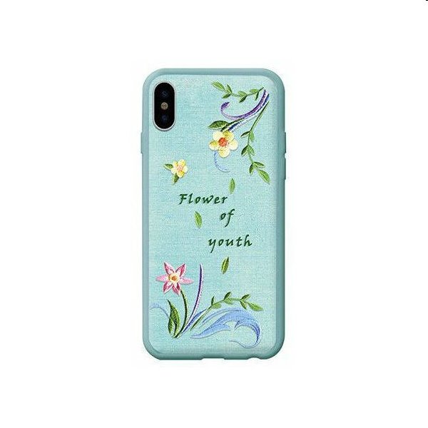 Devia kryt Flower Embroidery Case pre iPhone XXS DEV-305696
