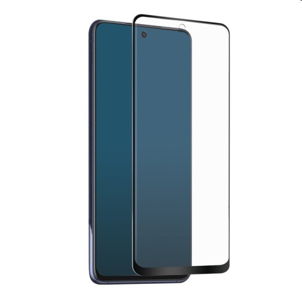 Tvrdené sklo SBS Full Cover pre Samsung Galaxy S21 FE, čierna TESCRFCSAS21FEK
