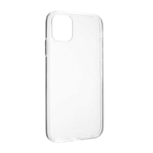 Ultratenký gélový zadný kryt FIXED TPU Skin pre Apple iPhone 11, 0,6 mm, číra FIXTCS-428