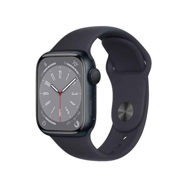 Apple Watch Series 8 GPS 41mm polnočná , hliníkové puzdro so športovým remienkom polnočná MNP53CSA