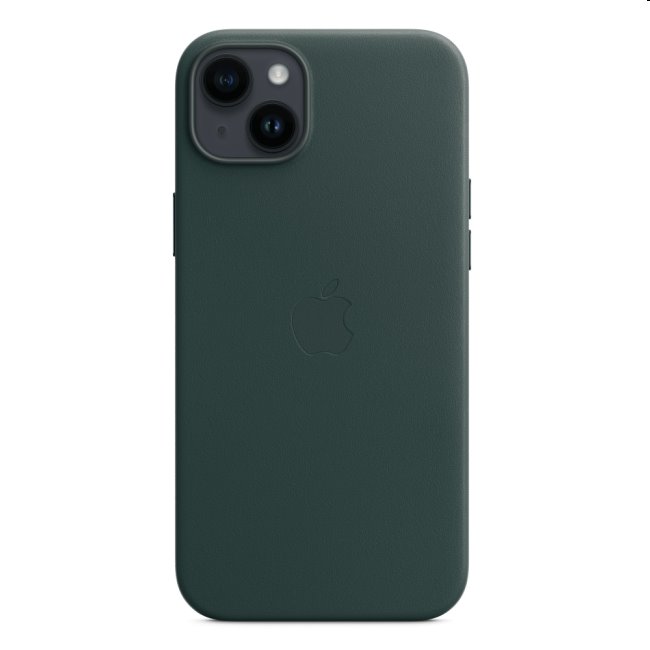 Kožený zadný kryt pre Apple iPhone 14 Plus s MagSafe, píniovo zelená MPPA3ZMA