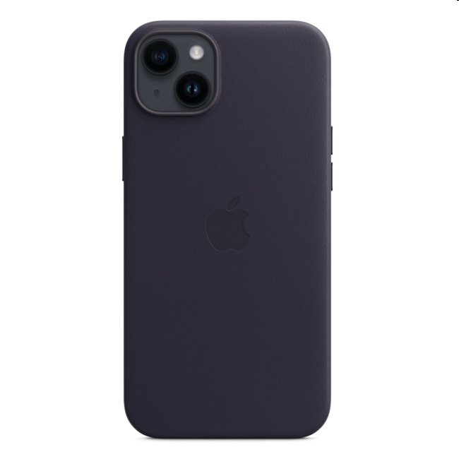 Kožený zadný kryt pre Apple iPhone 14 Plus s MagSafe, atramentovo fialová MPPC3ZMA
