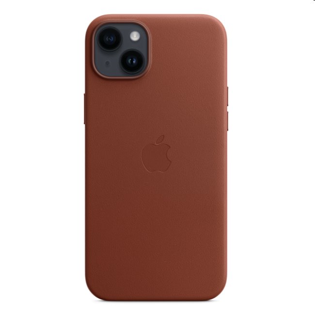 Kožený zadný kryt pre Apple iPhone 14 Plus s MagSafe, tehlovo hnedá MPPD3ZMA