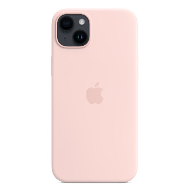 Silikónový zadný kryt pre Apple iPhone 14 Plus s MagSafe, kriedovo-ružová MPT73ZMA