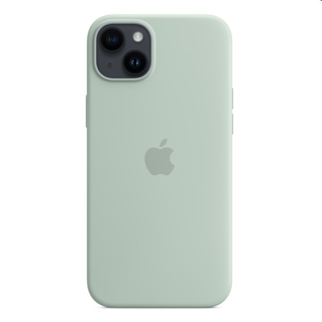 Silikónový zadný kryt pre Apple iPhone 14 Plus s MagSafe, dužnatkovo modrá MPTC3ZMA