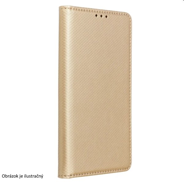 Knižkové puzdro Smart Case Book pre Samsung Galaxy S22, zlatá TEL133541