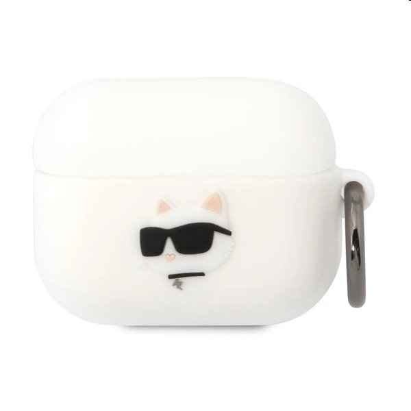 Karl Lagerfeld 3D Logo NFT Choupette Head silikónový obal pre Apple AirPods Pro, biely 57983112335