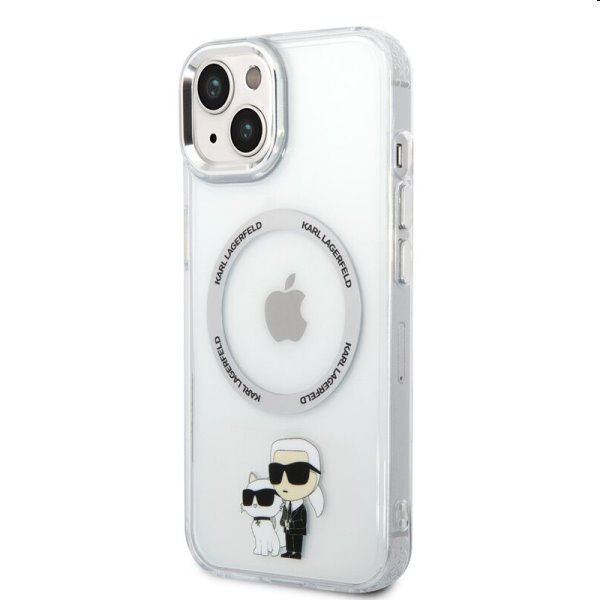 Zadný kryt Karl Lagerfeld MagSafe IML Karl and Choupette NFT pre Apple iPhone 14 Plus, transparentná 57983112454