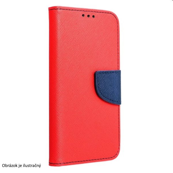 Knižkové puzdro FANCY Book pre Xiaomi 1212X, červenámodrá TEL152047