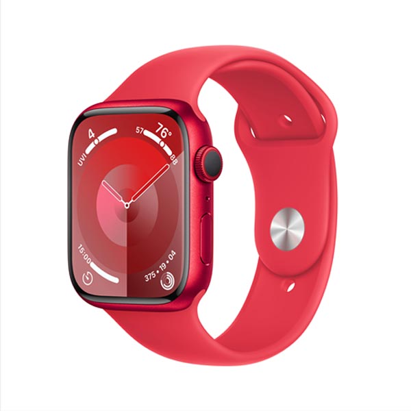 Apple Watch Series 9 GPS 45mm (PRODUCT)červená , hliníkové puzdro so športovým remienkom (PRODUCT) červená - ML MRXK3QCA