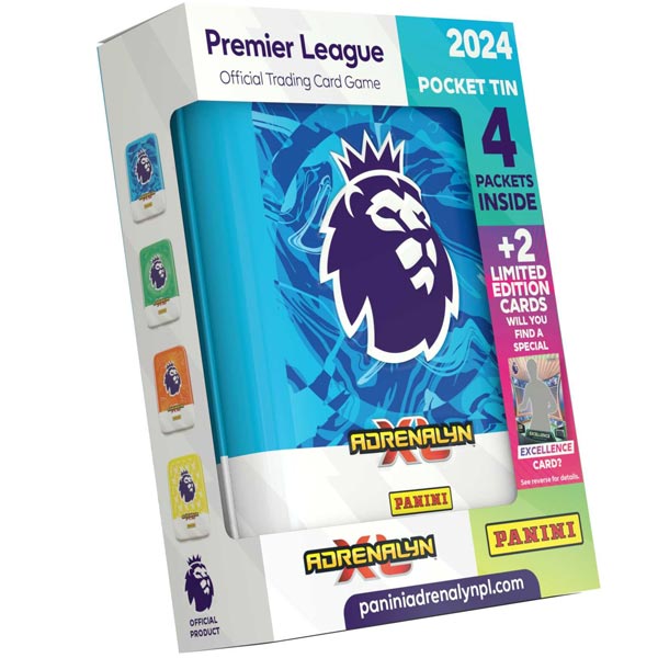 Futbalové karty Panini Premier League 20232024 Adrenalyn Pocket Tin 01-6745