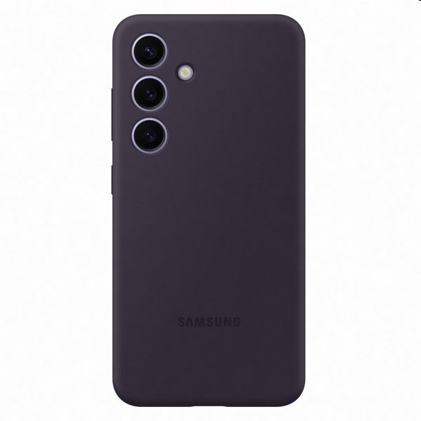 Zadný kryt Silicone Cover pre Samsung Galaxy S24, tmavofialová EF-PS921TEEGWW