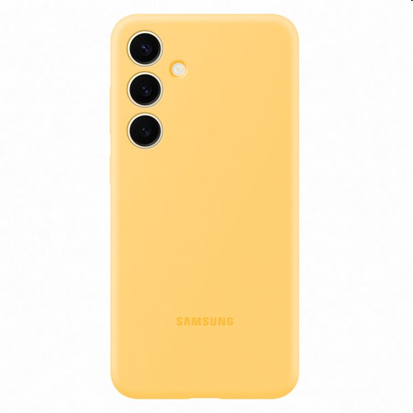Zadný kryt Silicone Cover pre Samsung Galaxy S24 Plus, žltá EF-PS926TYEGWW