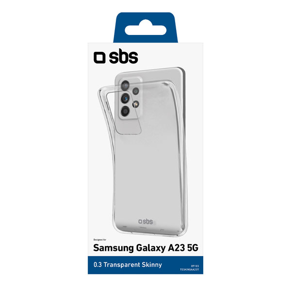 Zadný kryt SBS Skinny pre Samsung Galaxy A23 5G, transparent