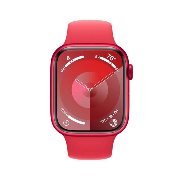 Apple Watch Series 9 GPS 45mm (PRODUCT) červená , hliníkové puzdro so športovým remienkom (PRODUCT) červená - S/M