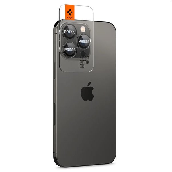 Tvrdené sklo Spigen EZ Fit Optik Pro pre Apple iPhone iPhone 15 Pro, 15 Pro Max, 14 Pro, 14 Pro Max, 2 kusy