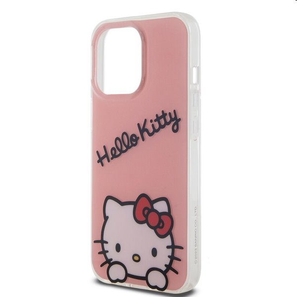 Zadný kryt Hello Kitty IML Daydreaming Logo pre Apple iPhone 13 Pro, ružová