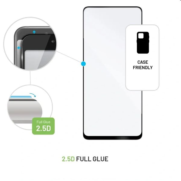 FIXED Full-Cover ochranné sklo pre Motorola Moto G32, čierne
