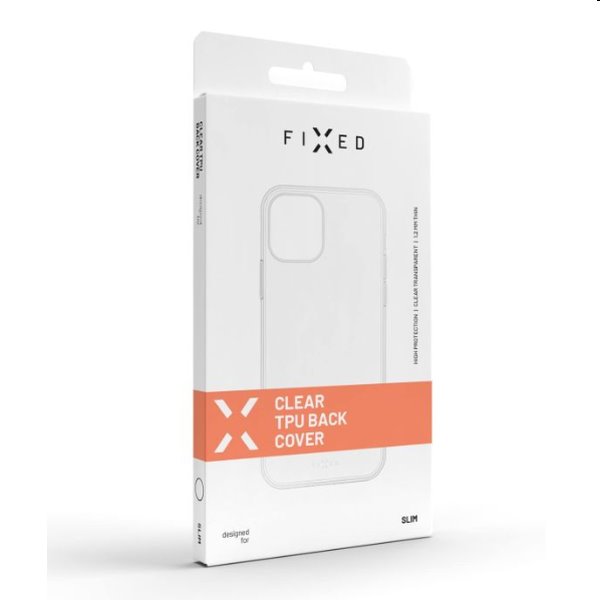 FIXED TPU Gélové púzdro pre Xiaomi Redmi Note 13 Pro/POCO M6 Pro, transparentné