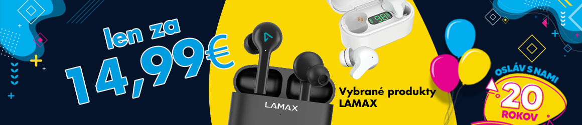 20. Narodeniny PGS - Lamax TWS