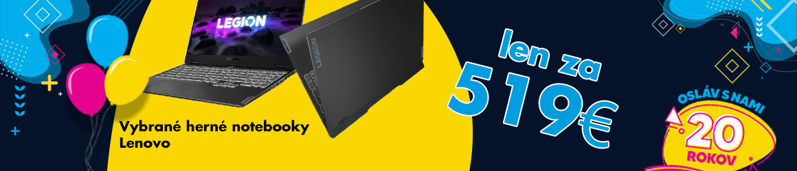 20. Narodeniny PGS - Lenovo notebooky