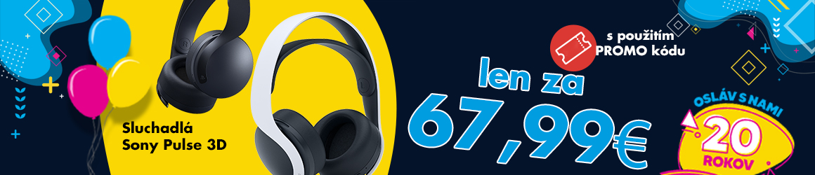 20. Narodeniny PGS - Slúchadlá PlayStation 5