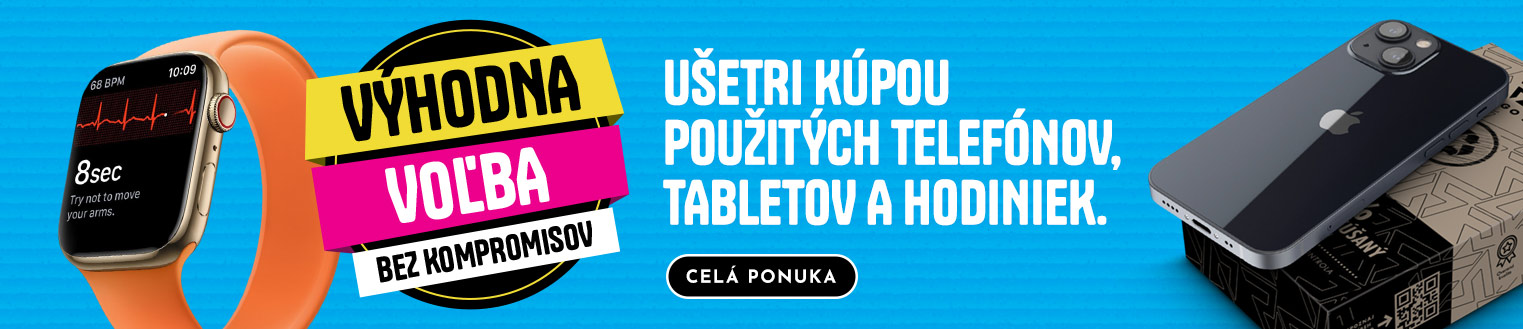 Použité telefóny, tablety a hodinky