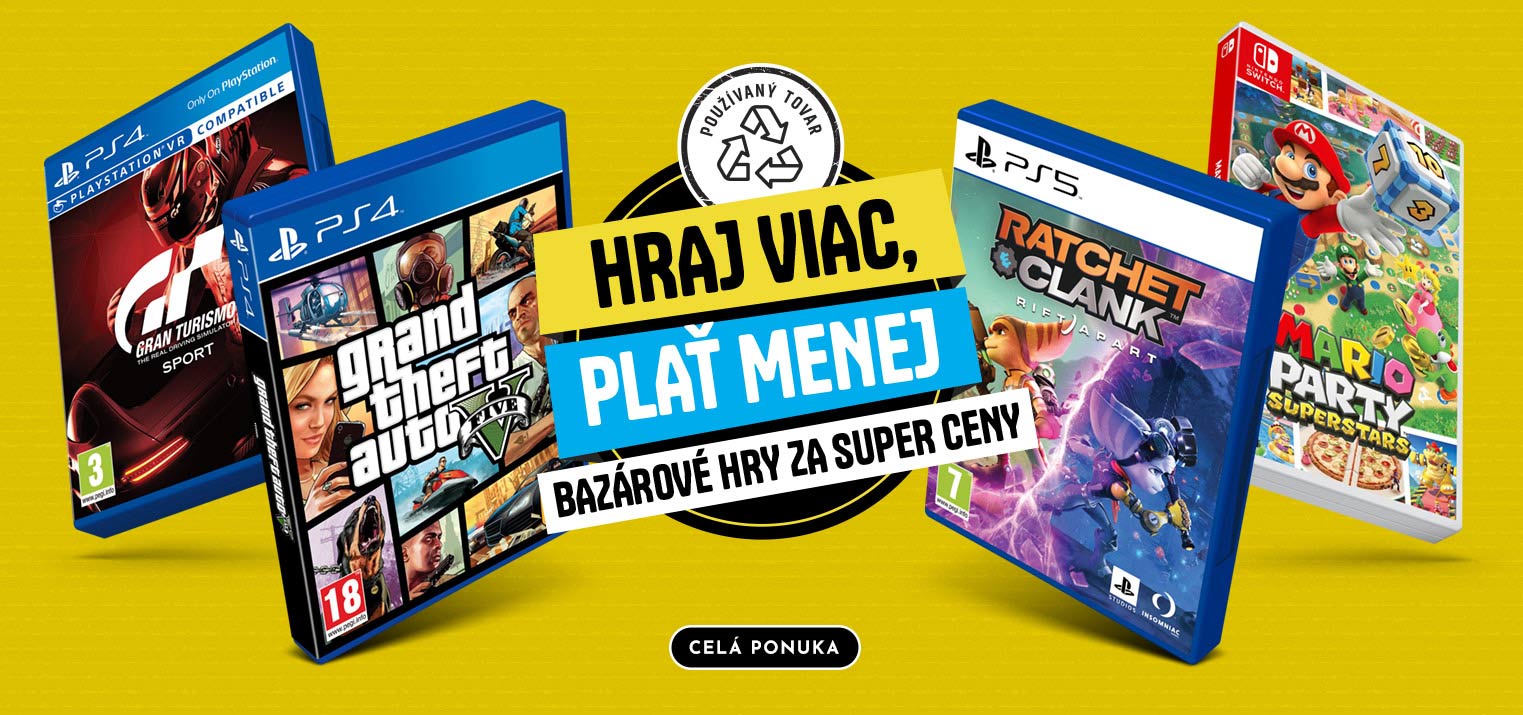 Bazárové hry za super ceny