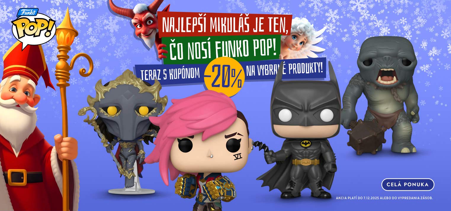 Mikuláš Funko POP! kupón