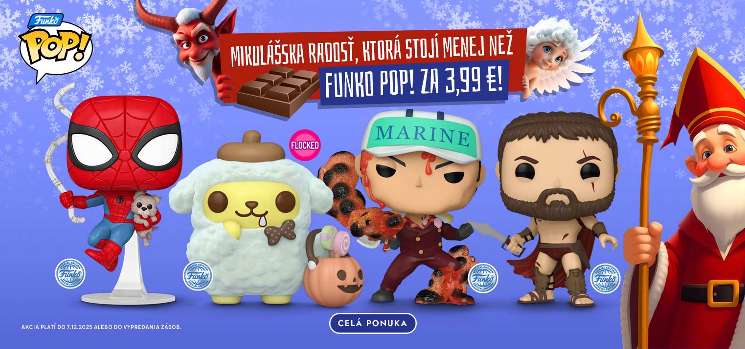Mikuláš Funko POP! za 3,99 eur