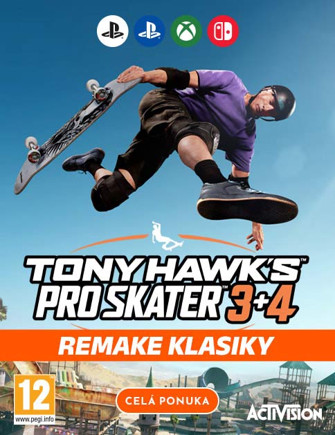 Tony Hawk’s Pro Skater 3+4 | pgs.sk 