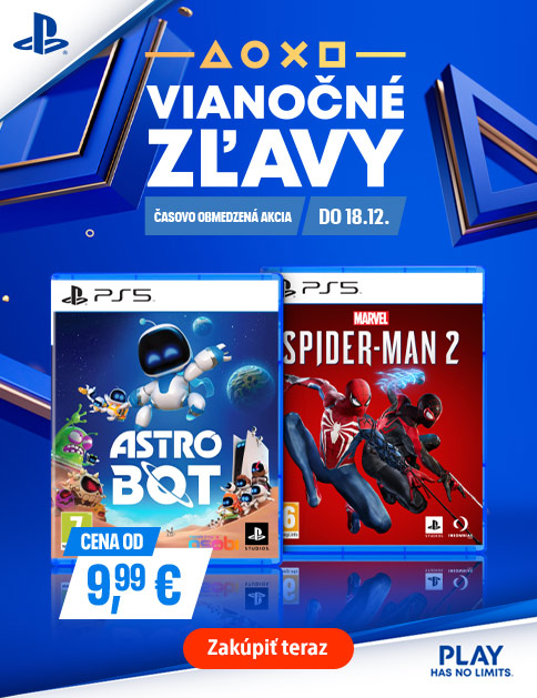 Vianočné zľavy Sony hry | pgs.sk 