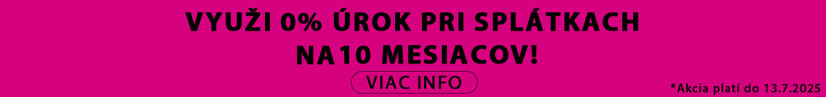 Splátky 0% úrok - banner