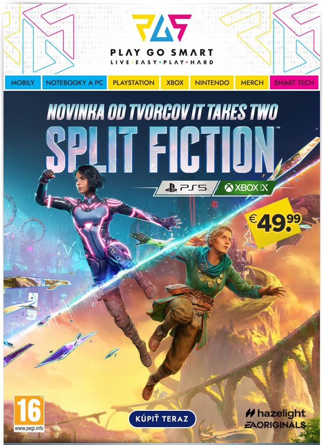Dve reality, jeden príbeh a miliarda nečakaných zvratov. Vstúp do sveta Split Fiction! 🎭🎮