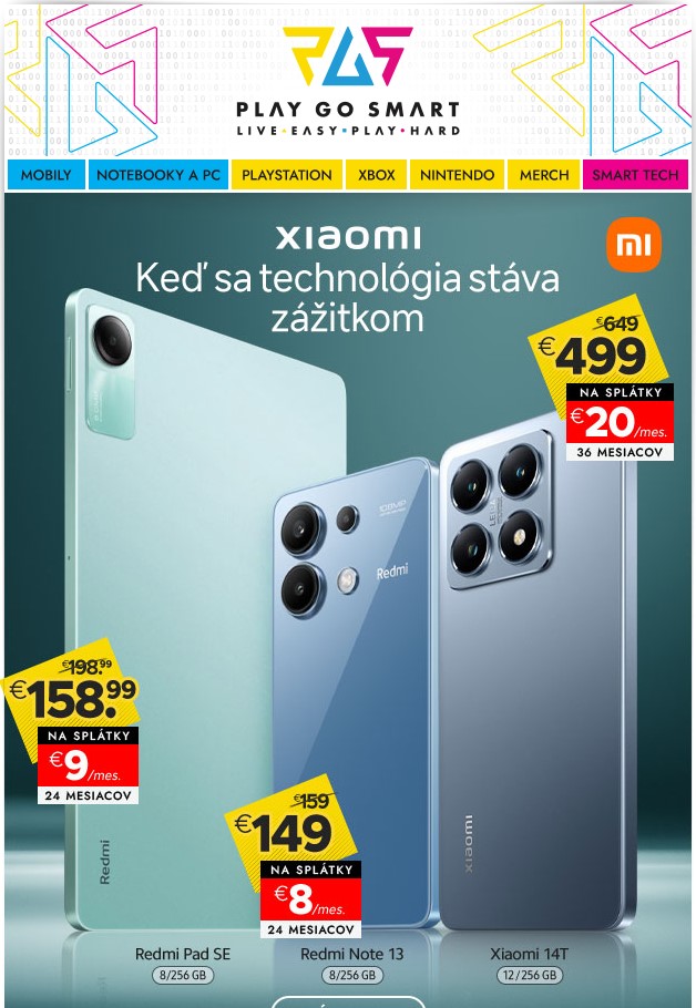 Zamiluj si Xiaomi ešte viac – telefóny a tablety za WOW ceny! 💥 