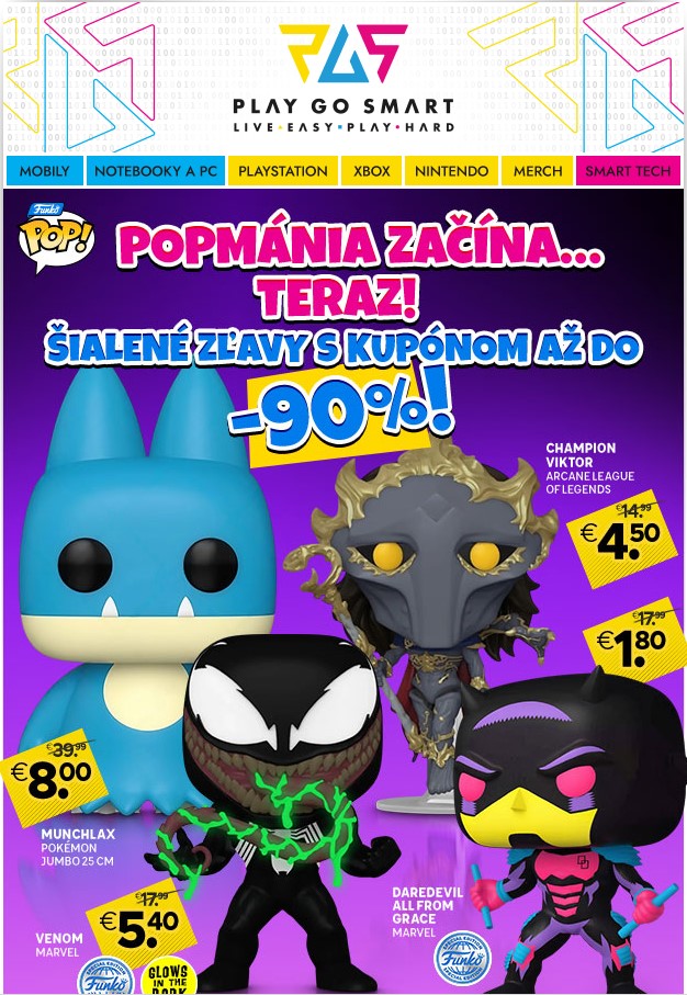 🎉 Začni rok s Funko POP! Novoročný výpredaj so zľavami až do -90%! 💥
