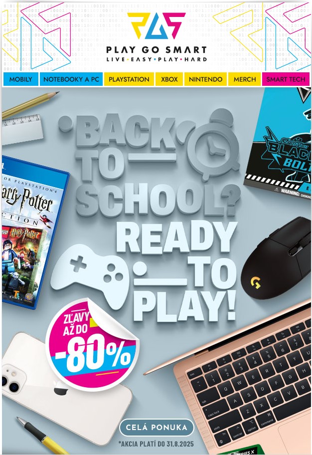 Back to School po našom! So zľavami až do -80%! 🚀