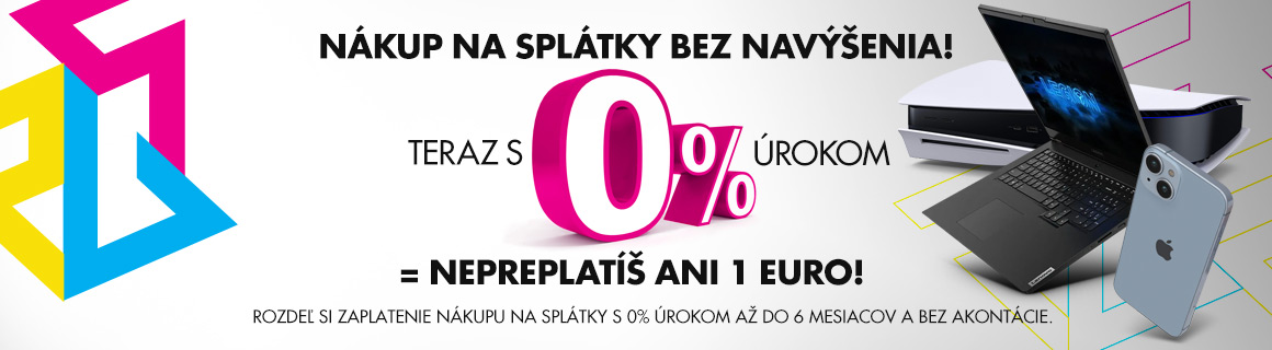 SPLÁTKY S 0% ÚROKOM NA 6 MESIACOV – BEZ NAVÝŠENIA! - PGS.sk