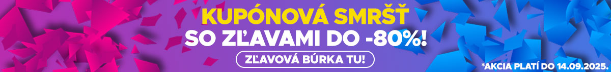 Kupónová smršť so zľavami do -80% - banner