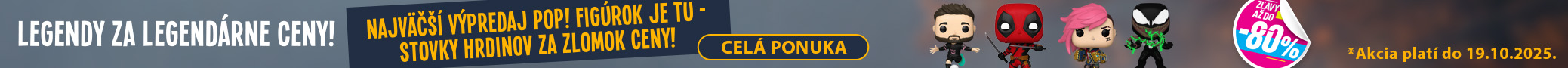 Najväčší výpredaj POP!iek - banner