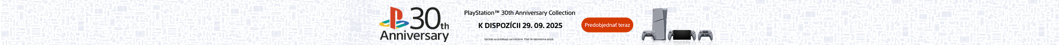 Restock PS 30th anniversary - banner