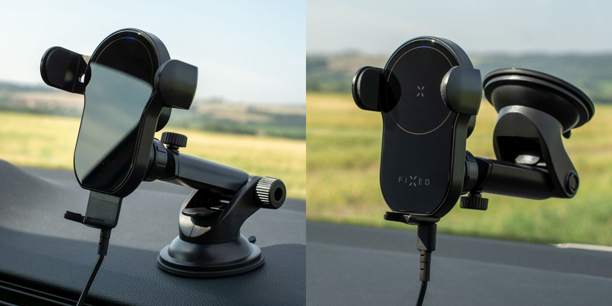 FIXED-Matic-XL-Automatic-car-holder-with-fast-wireless-charging - ilustračná fotka produktu 1 