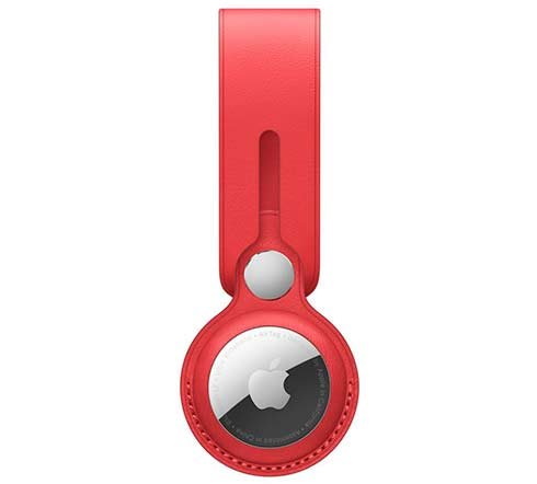 Apple_AirTag_Leather_Loop_PRODUCT_RED - ilustračná fotka produktu 1 
