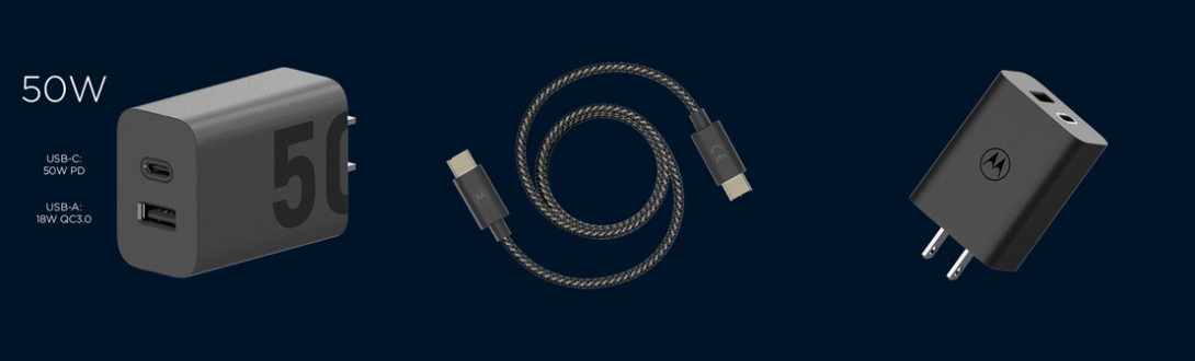 Motorola_50W_charger - ilustračná fotka produktu 1 