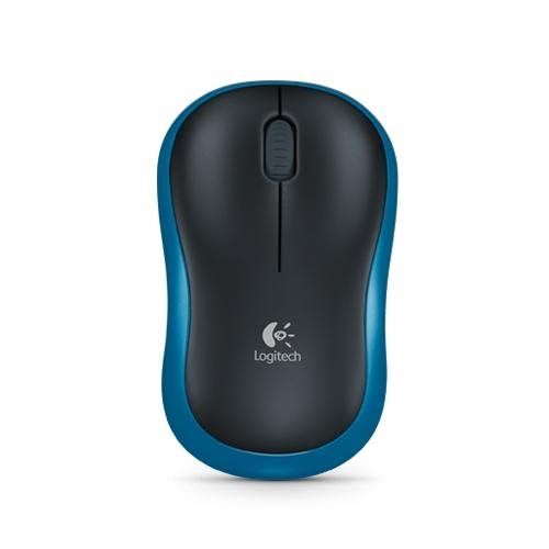 Logitech M185 - bezdrôtová myš - modrá