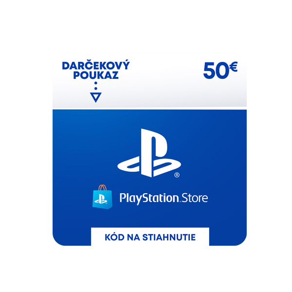 PlayStation Store - darčekový poukaz 50€ PlayStation Store - darčekový poukaz 50€