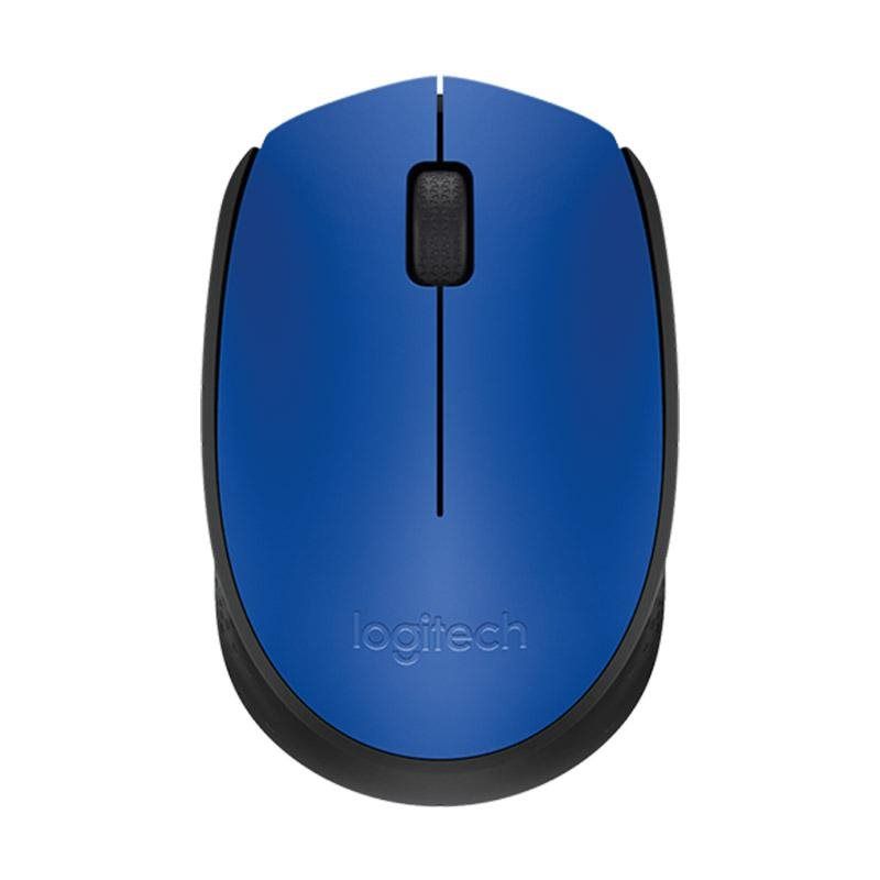 Logitech M171 - bezdrôtová myš - modrá 910-004640