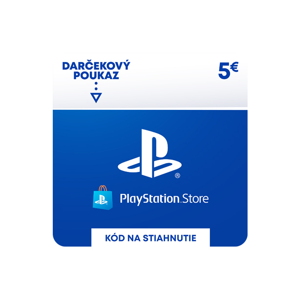 PlayStation Store 5€ - elektronická peňaženka PlayStation Store 5€ - elektronická peňaženka