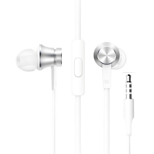 Xiaomi Mi In Basic sluchadla - Strieborné