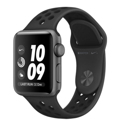 Apple Watch Nike+, Series 3, 42mm, čierna, Trieda A+ - použité, záruka 12 mesiacov